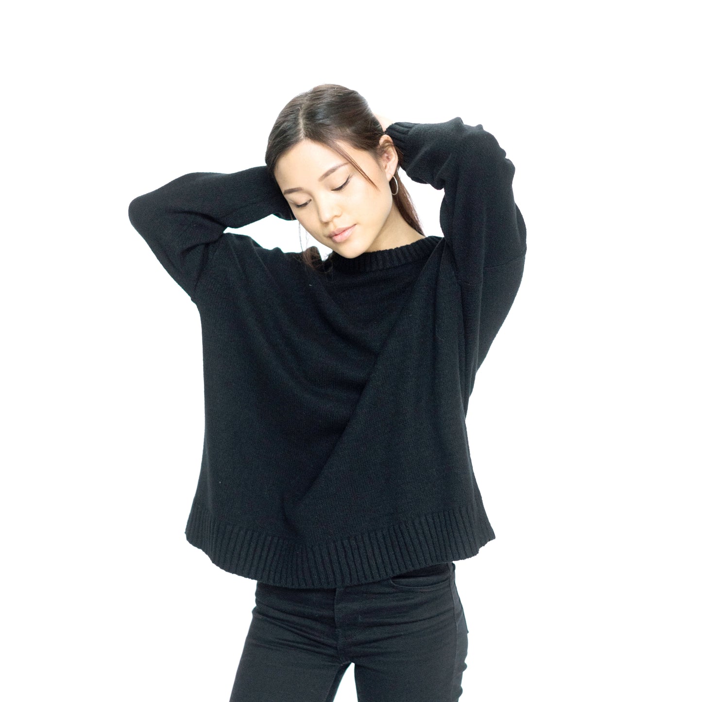 Faux Cashmere Marchesi Sweater | Grey