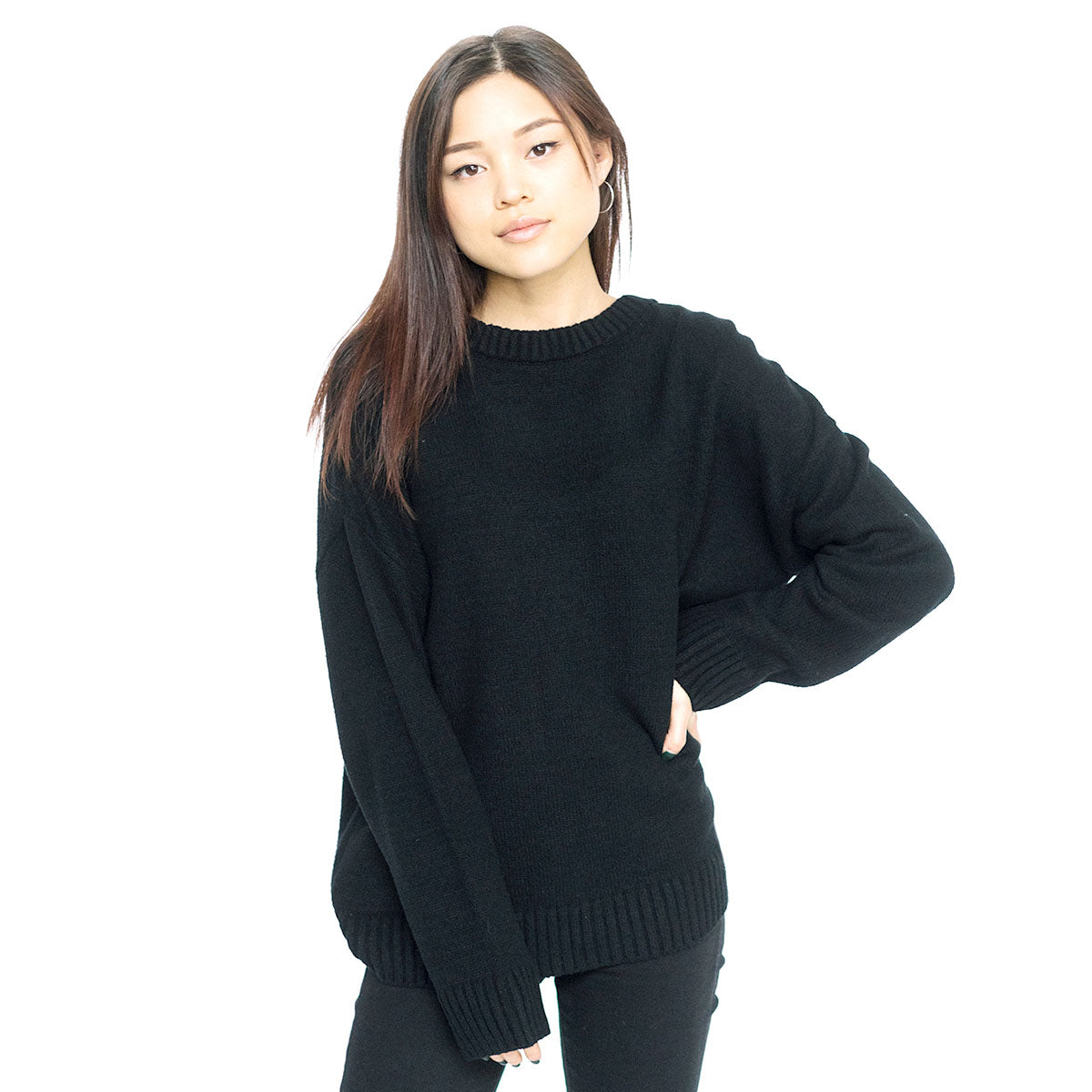 Faux Cashmere Marchesi Sweater | Grey