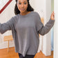Faux Cashmere Marchesi Sweater | Black