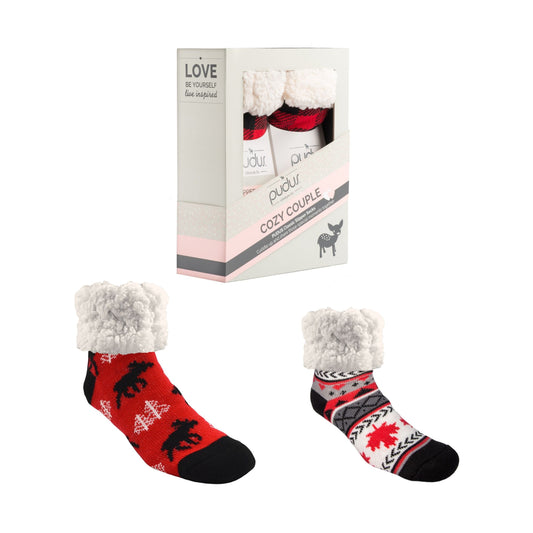 Gift Box - Cozy Couple | Moose Red & Maple Leaf