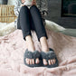 Cottontail Flip Flop Slippers | Grey