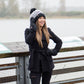 Knit Mittens | Black