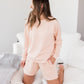 Masie Boyfriend Shorts | Apricot