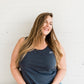 Nikki Boxy Scoop Tank | Gray Dawn