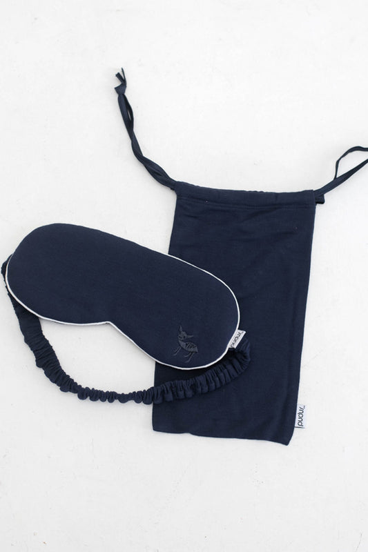 Jessie Eye Mask | Tonal Pudu | Blue Sail