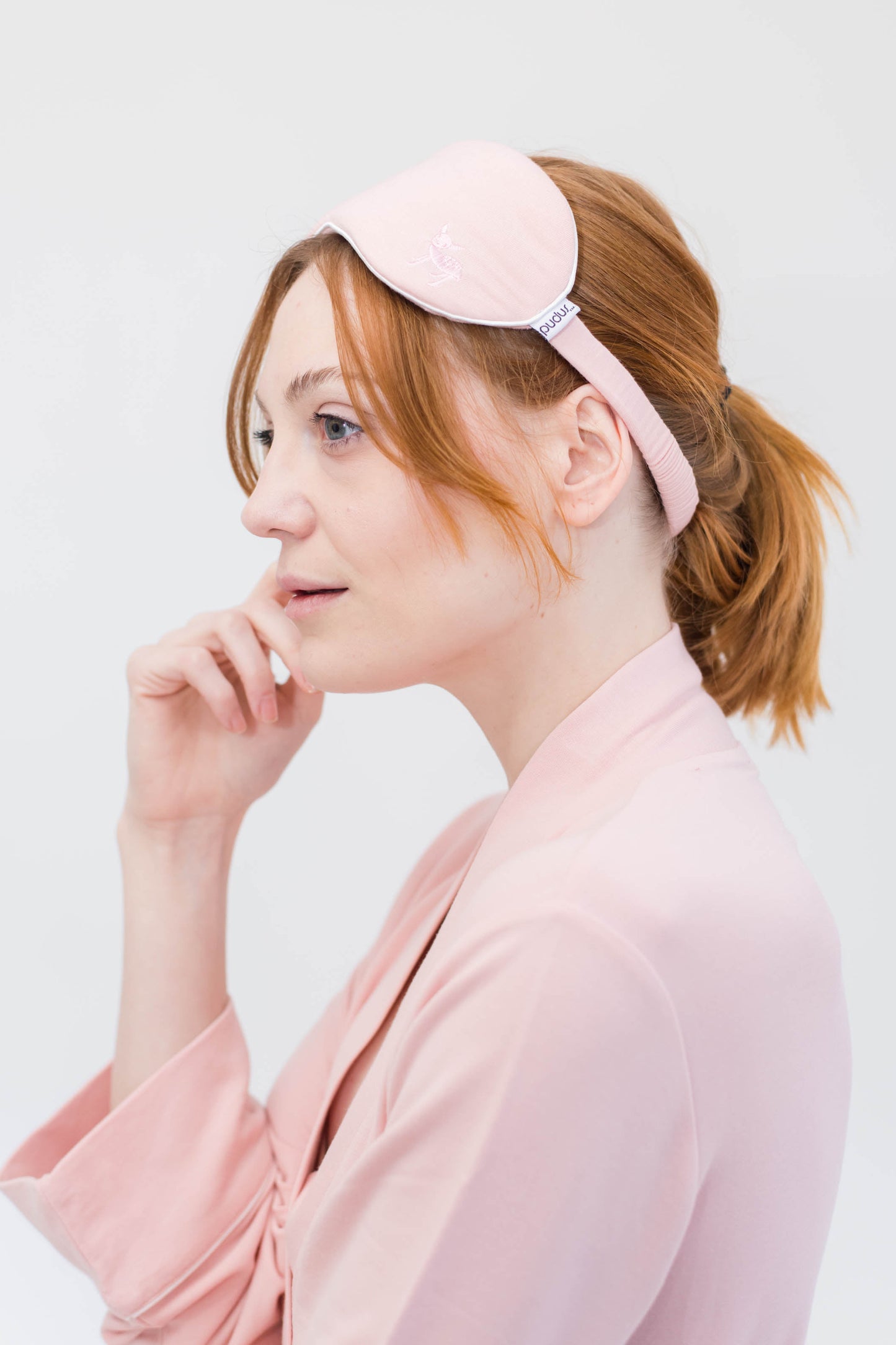 Jessie Eye Mask | Tonal Pudu | Daydream Pink