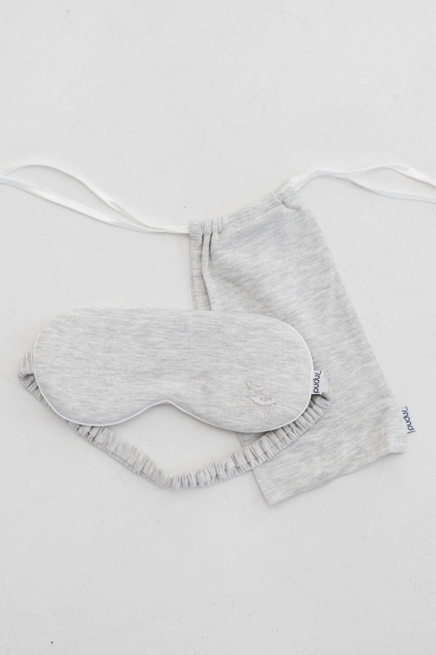 Jessie Eye Mask | Tonal Pudu | Pebble Grey