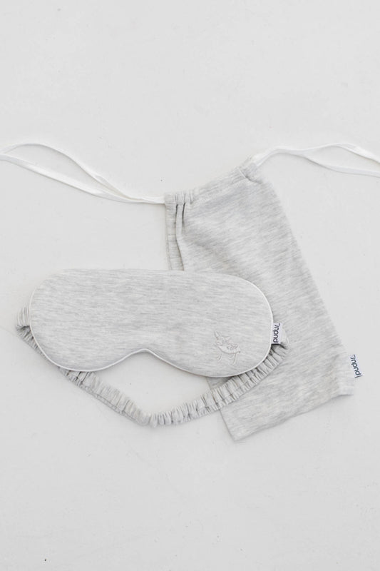 Jessie Eye Mask | Tonal Pudu | Pebble Grey
