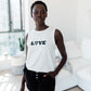 Amy Relaxed Crew Neck Sleep Tank | Ivory
