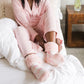 Classic Slipper Socks | Heart Pink Dogwood