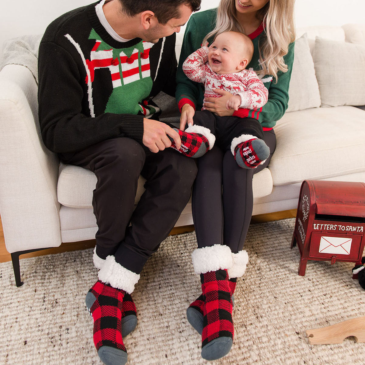 Fluffy socks sales and pjs