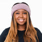 Recycled Headband - Chenille Knit Elderberry