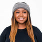 Recycled Headband - Chenille Knit Charcoal
