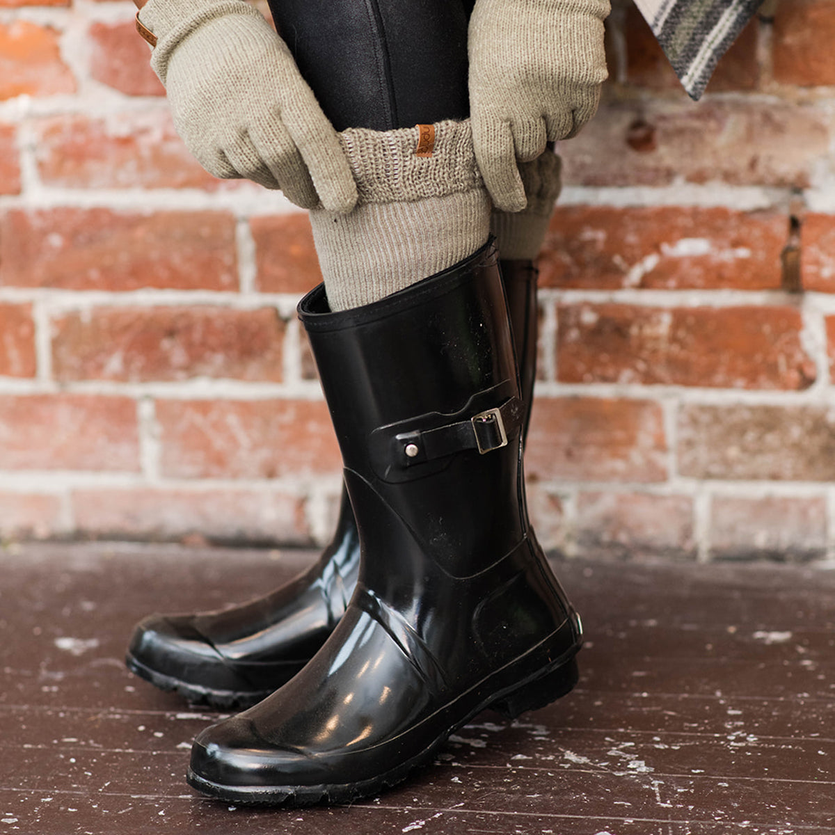 Sage green hotsell boot socks
