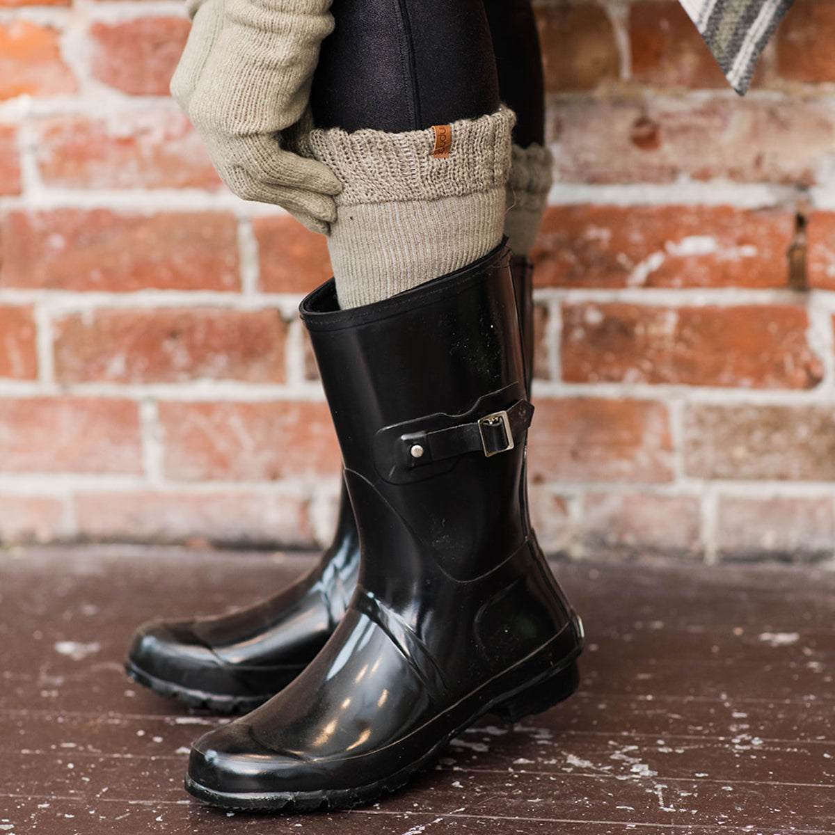 Sage Mist Recycled Boot Socks Adult Tall Pudus Lifestyle Co