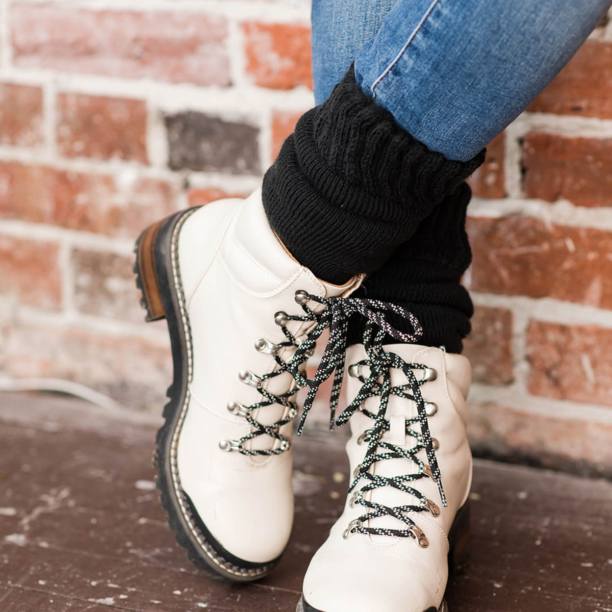 Black Recycled Boot Socks - Adult Short