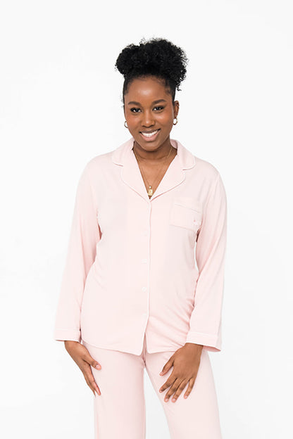 Korrah Pajama Shirt | Daydream Pink