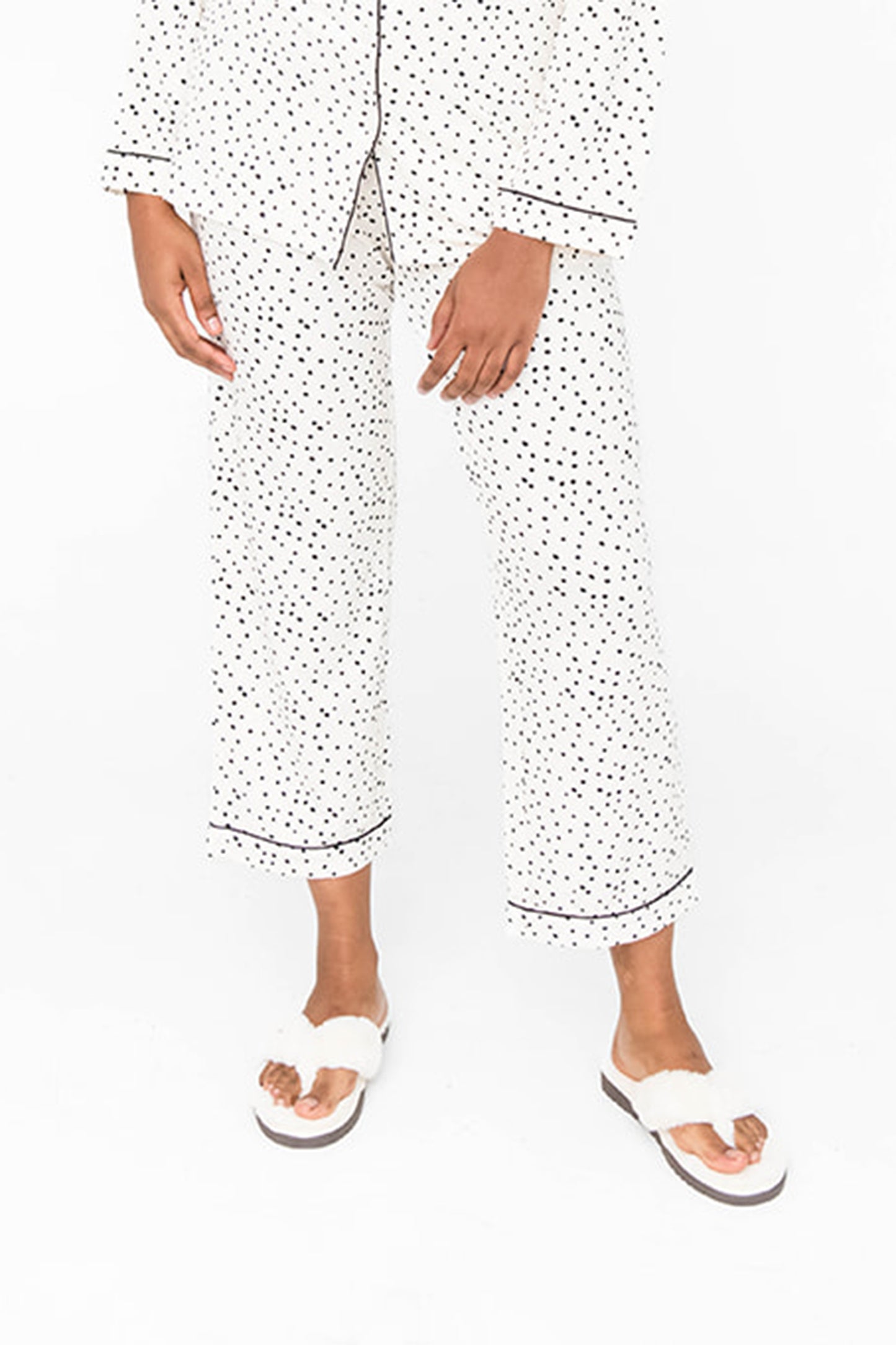 Korrah Sleep Pants | Cloud with Black Dots