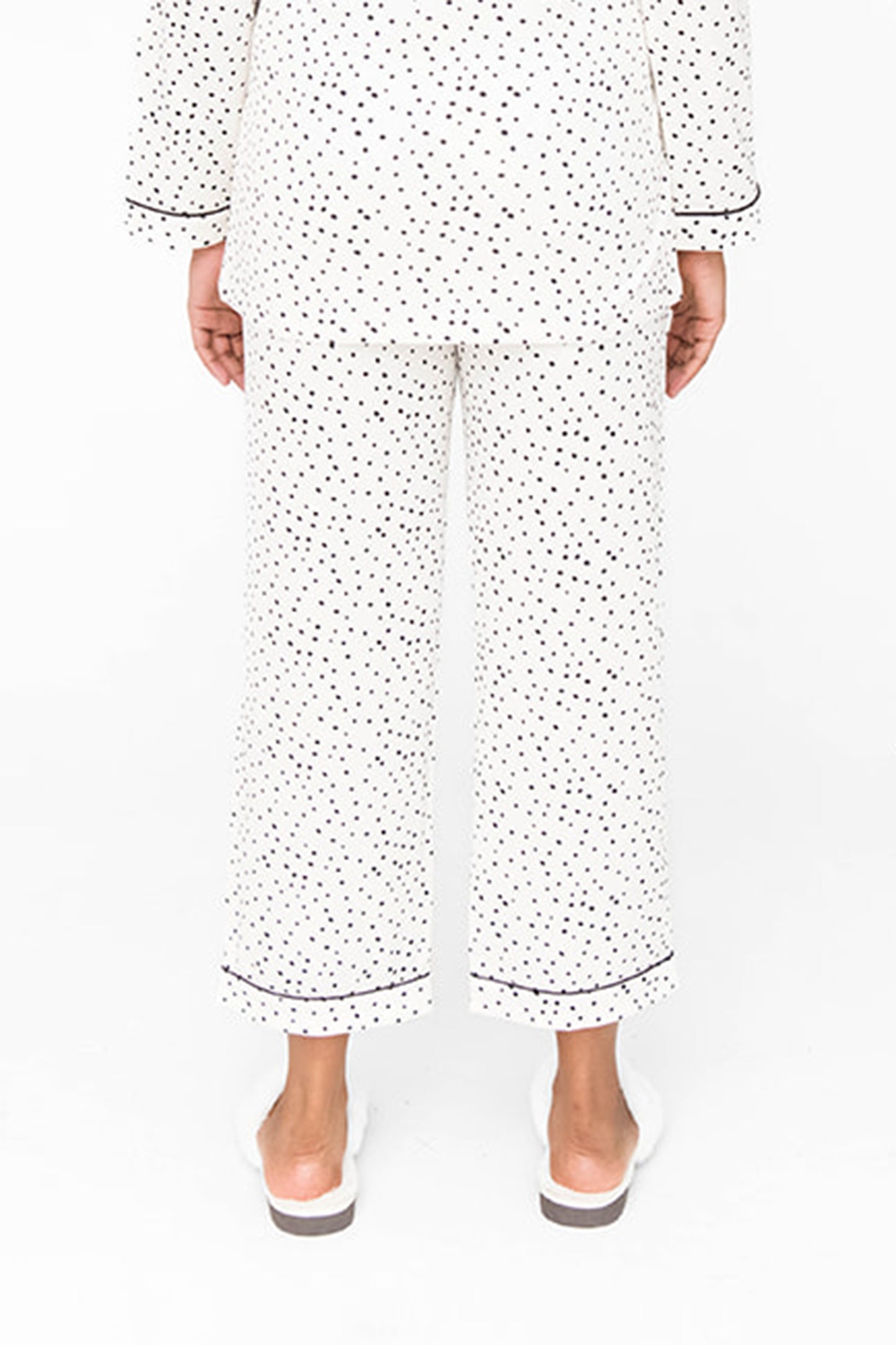 Korrah Sleep Pants | Cloud with Black Dots