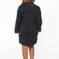 Gracie Sleep Dress | Black with Cloud Dots