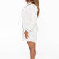 Gracie Sleep Dress | Cloud with Black Dots