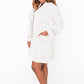 Dahlia Belted Kimono | Cloud with Black Dots