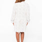 Dahlia Belted Kimono | Cloud with Black Dots