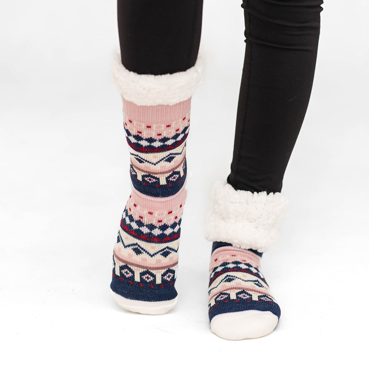 Nordic Bridalrose - Recycled Slipper Socks