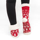 Cabin Christmas Red - Recycled Slipper Socks