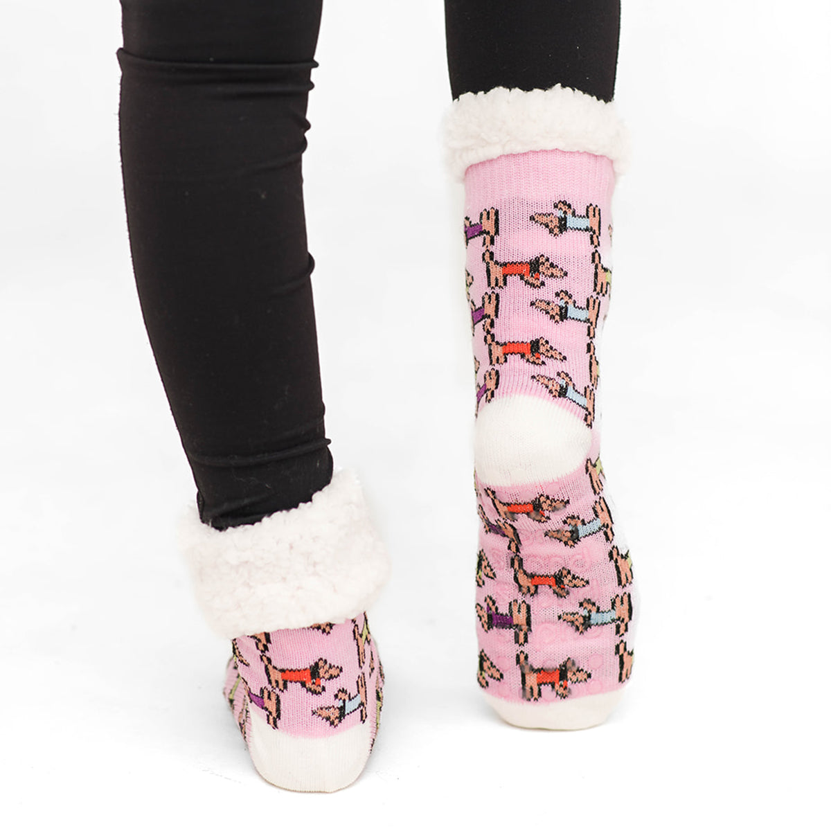Pink deals dog socks