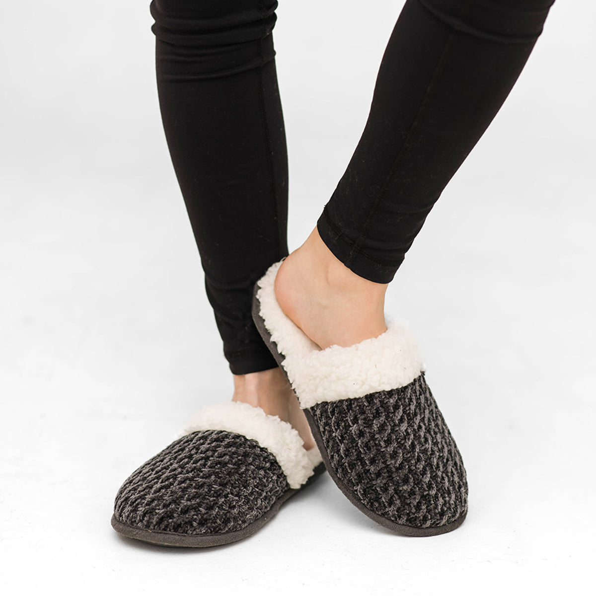 Chenille slippers shop