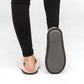 Indoor Sole Recycled Slippers - Charcoal Chenille