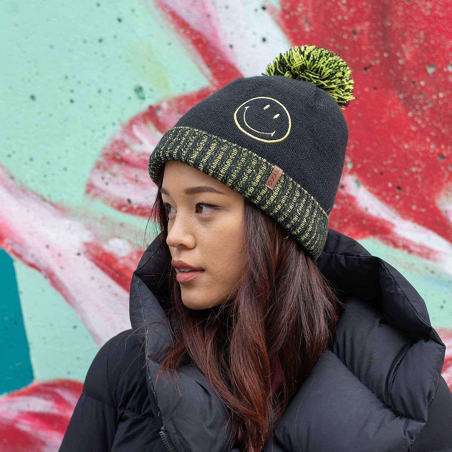 Smiley® x Pudus Winter Beanie | Camo