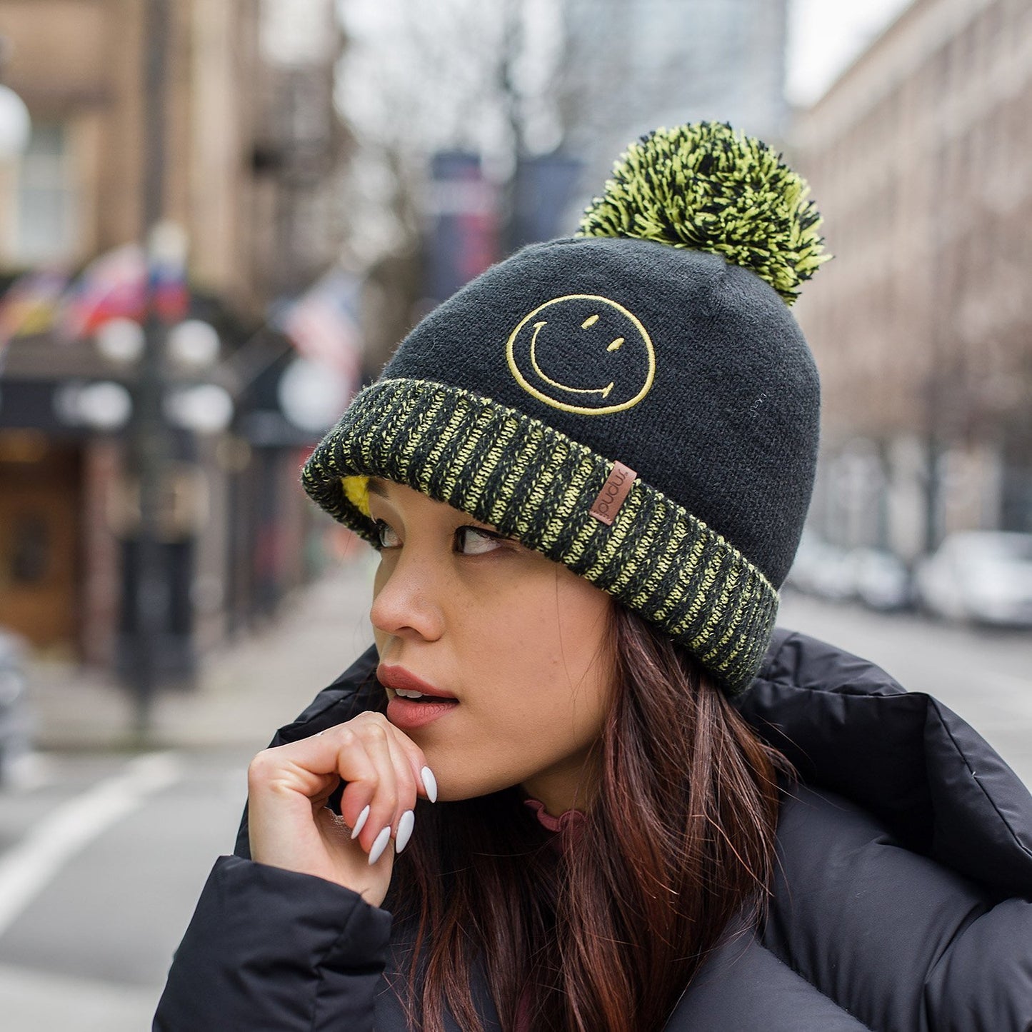 Smiley® x Pudus Winter Beanie | Camo