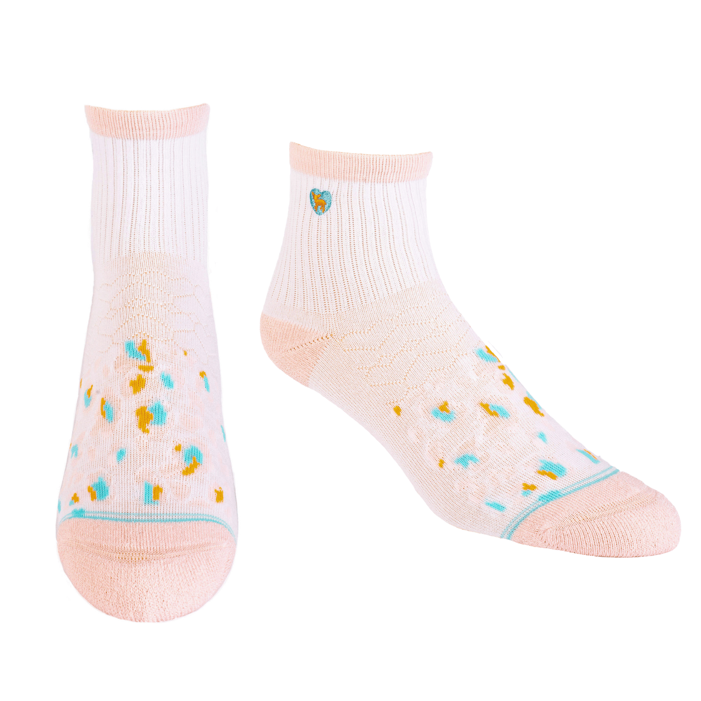 Bamboo Socks | Uptown Quarter Crew | Catarina Pink