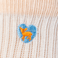 Bamboo Socks | Uptown Quarter Crew | Spring Blossom Blue