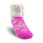 Kids Classic Slipper Sock | Snowflake Pink