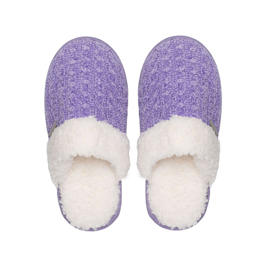 Chenille Creekside Slide Slippers | Lavender