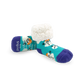 Kids Classic Slipper Socks | Snowman Aqua
