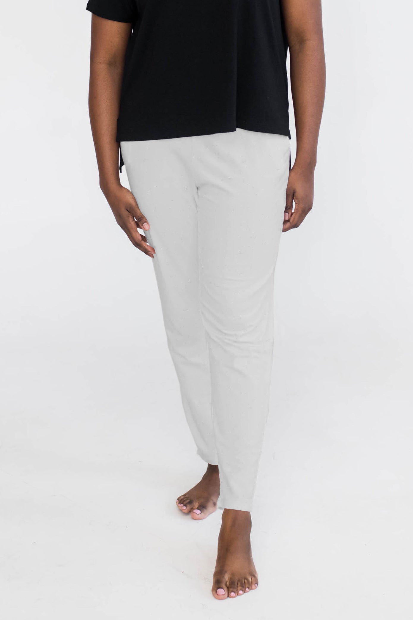 Sienna Narrow Leg Sleep Pant | Light Grey