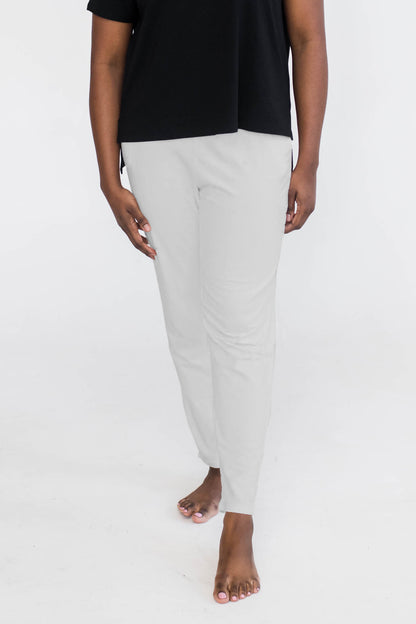 Sienna Narrow Leg Sleep Pant | Light Grey