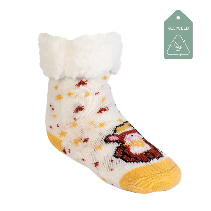 Fox Grey - Kids & Toddler Recycled Slipper Socks