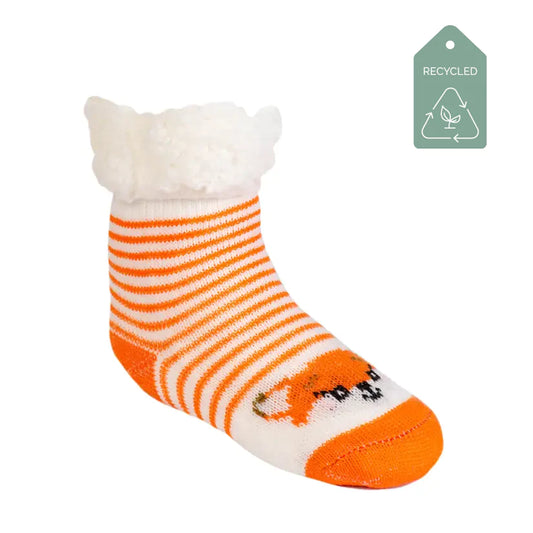 Fox Orange - Recycled Slipper Socks