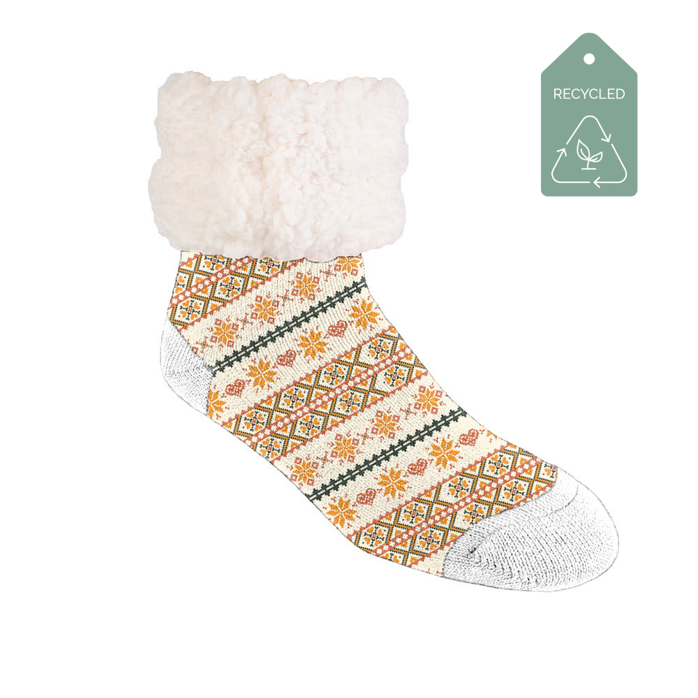 Autumn Harvest - Recycled  Slipper Socks