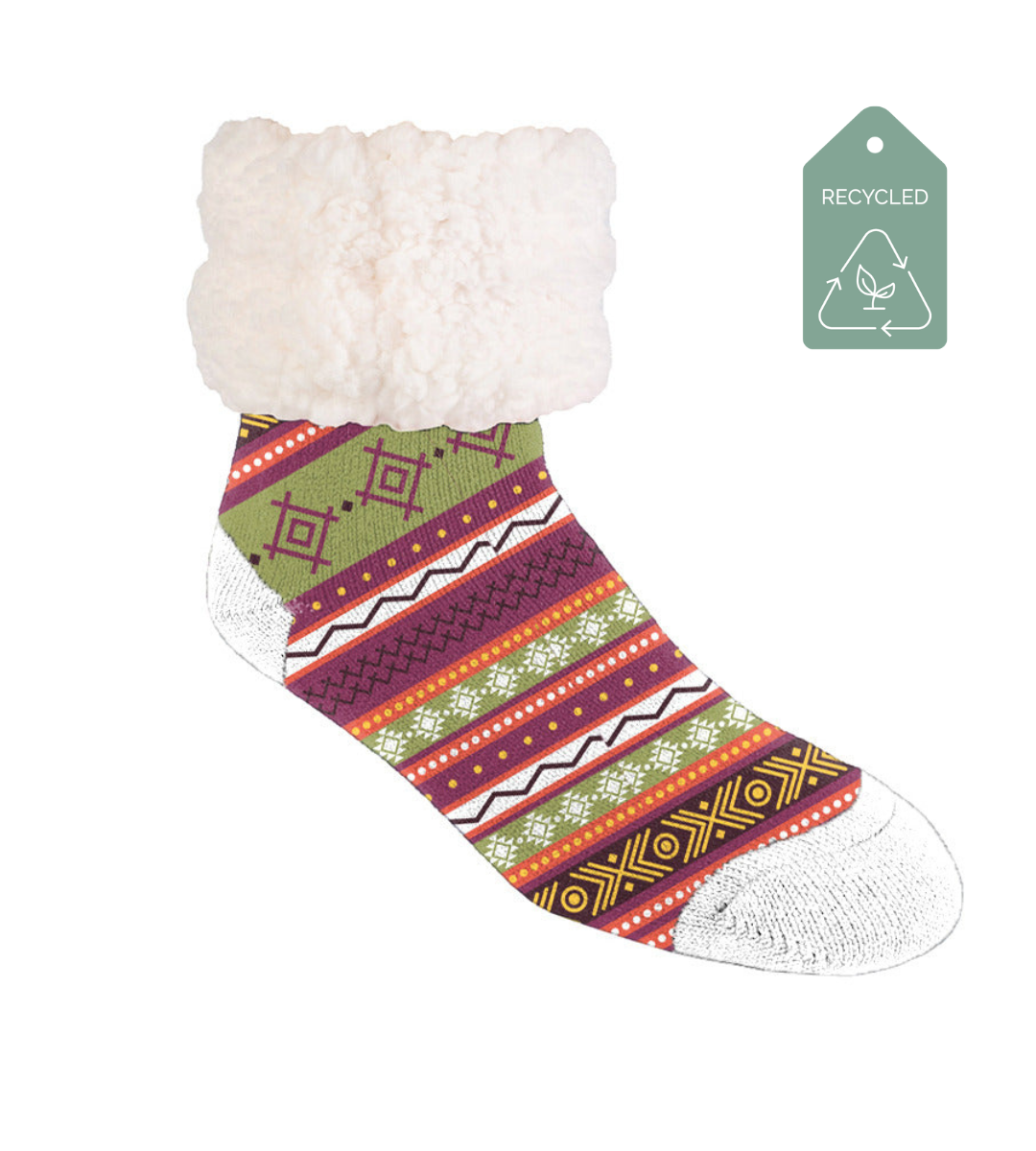 Whistler Moss - Recycled Slipper Socks