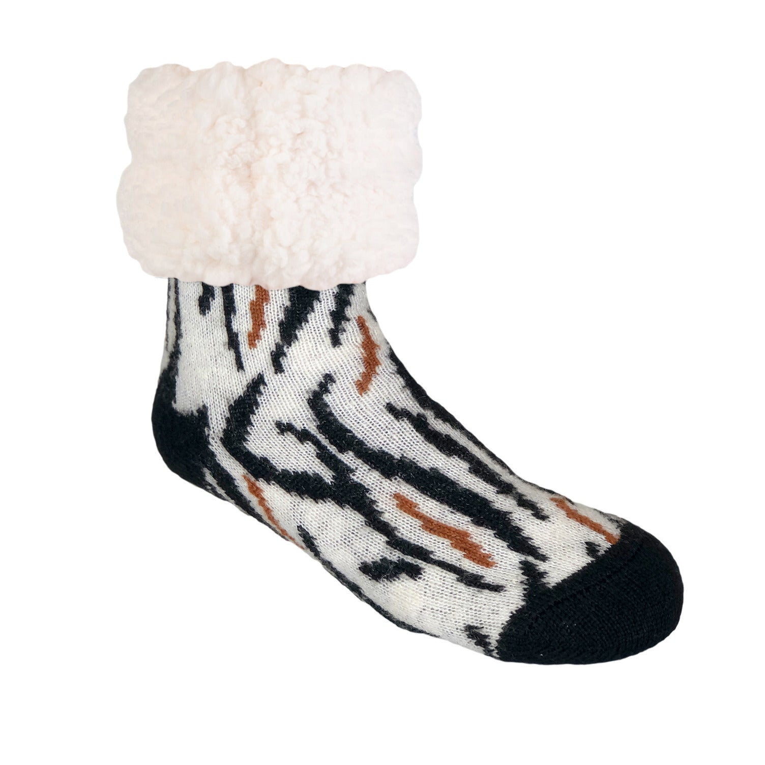 Classic Slipper Socks Zebra Pudus™ Lifestyle Co.