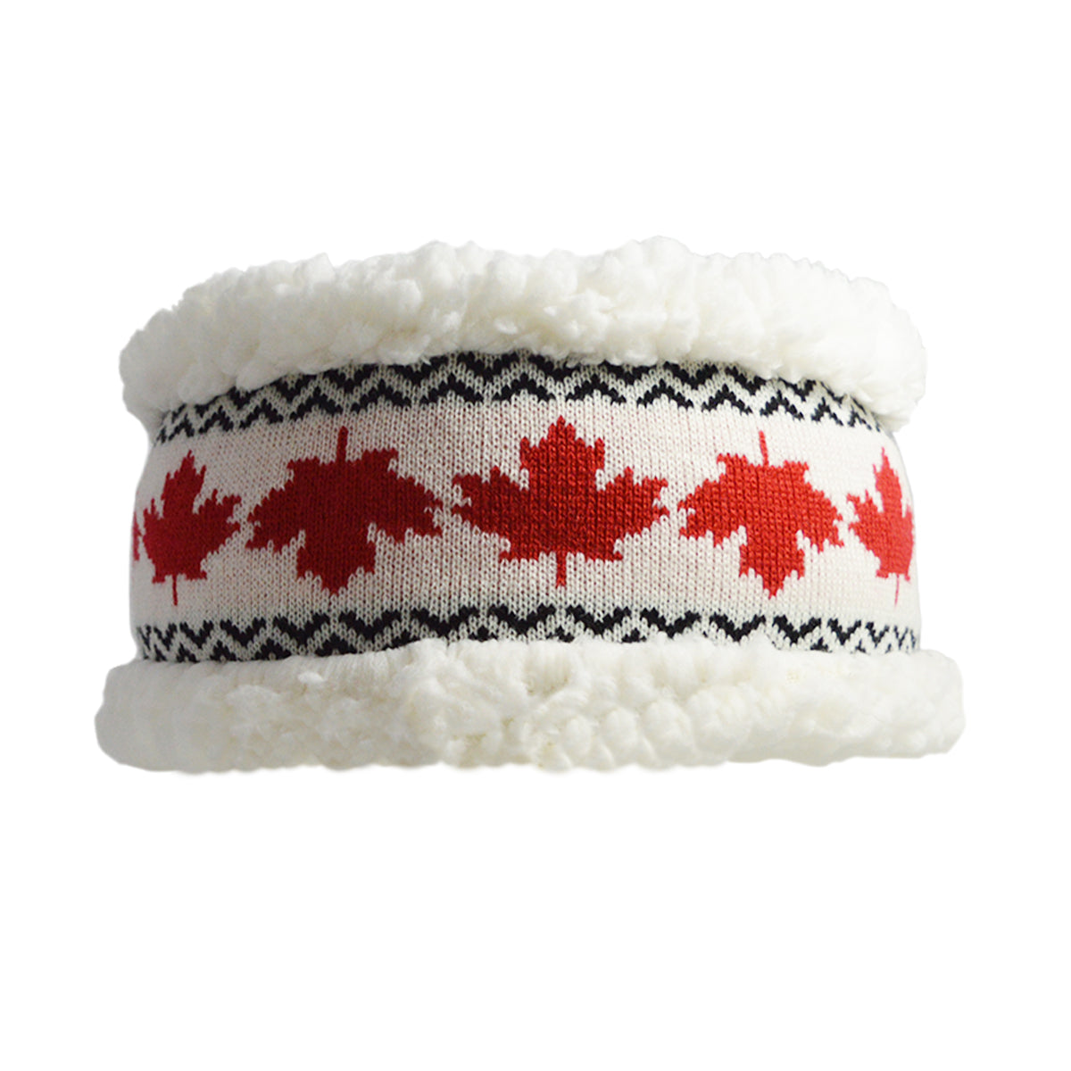 Headband | Maple Leaf Black